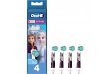 ORAL-B 80352086 - Brossettes de rechange Disney La reine des neiges 2 - Pour brosse a dents éléctrique Oral-B Kids - Lot de 4