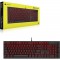 CORSAIR Clavier mécanique gaming K60 PRO a LED Rouge - Azerty - Noir (CH-910D029-FR)