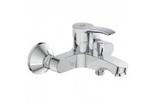 Mitigeur bain-douche mural avec poignée en métal - OGLIO - Chrome - Ideal Standard