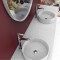 JACOB DELAFON Mitigeur lavabo réhaussé Cléo 1889 E24309-CP avec vidage, style rétro poignée céramique, Chrome