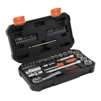 Coffret Douilles - Cliquet et Embouts MANUPRO - 53 outils et accessoires - En acier / chrome-vanadium