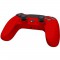 Manette Sans Fil Rouge avec Prise Jack pour casque et boutons lumineux pour PS4