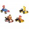 Hot Wheels - Mario Kart - Pack De 4 Vehicules Mario Kart - Mini-Véhicules