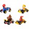 Hot Wheels - Mario Kart - Pack De 4 Vehicules Mario Kart - Mini-Véhicules