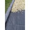 Nature Bâche de sol de contrôle des mauvaises herbes 1x25 m Noir