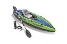 INTEX Set Kayak Challenger K1 - 1 personne - Vert