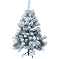 CP INTERNATIONAL Sapin de Noël Aspen - 780 branches - H.210 cm - Blanc