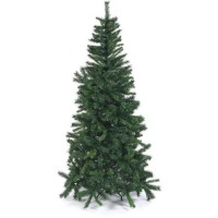 CP INTERNATIONAL Sapin de Noël slim - 498 branches - H.180 cm - Vert
