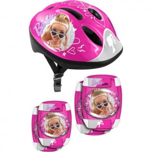 STAMP - Casque + Coudieres/Genouilleres - Barbie