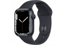 Apple Watch Series 7 GPS - 41mm - Boîtier Midnight Aluminium - Bracelet Midnight Sport