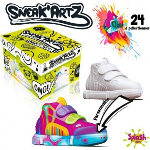 Sneak'Artz Shoebox Série 1 - 1 Basket a customiser + Accessoires - Boîte Aléatoire
