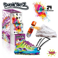 Sneak'Artz Shoebox Série 1 - 2 Baskets a customiser + Accessoires - Boîte Aléatoire