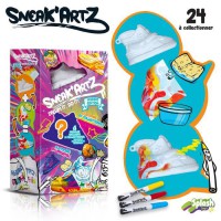 Sneak'Artz Shoebox Série 2 - 4 Baskets a customiser - Boîte Deluxe