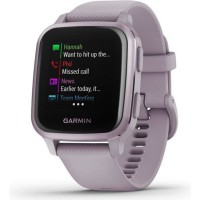 GARMIN Venu Sq - Lavender/Rose Purple - Montre GPS de sport connectée santé et bien-etre