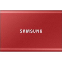 SAMSUNG - SSD externe - T7 Rouge - 1To - USB Type C (MU-PC1T0R/WW)