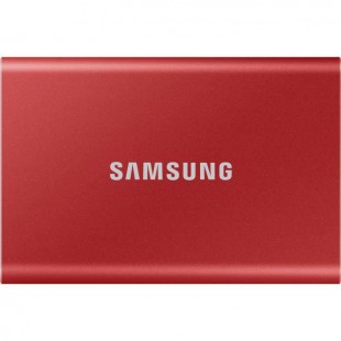 SAMSUNG - SSD externe - T7 Rouge - 1To - USB Type C (MU-PC1T0R/WW)