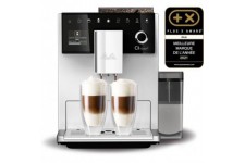 Machine a café avec broyeur MELITTA CI Touch F630-101 - Réservoir amovible 1,8L - 2 réservoirs a grains - Ecran tactile - Argent