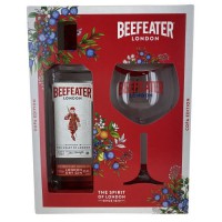 Beefeater - Gin - 40,0% Vol. - 70 cl - Coffret avec verre