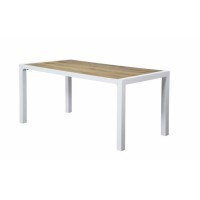 Table de jardin rectangulaire - 180 cm - Aluminium