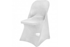 Set housse couverture - chaise x4 - blanc