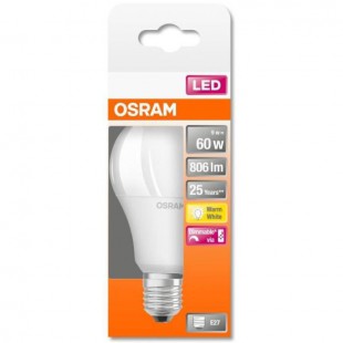 OSRAM Ampoule LED STAR+ Standard RGBW dép radiateur var 9W60 E27 ch