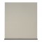 EKIPA Miroir avec tablette - Gris ombre et blanc - L 60 x P 14 x 70 cm - VERSA