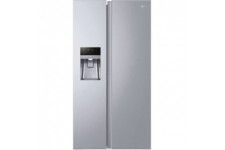 HAIER HSOGPIF9183 - Réfrigérateur américain 515L (337+178L) - Froid ventilé - L90x H177,5cm - Silver