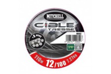 MITCHELL - Tresse grise - 8 brins - 110 m - 12/100