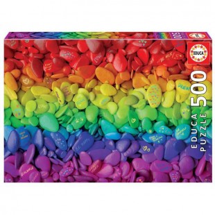 EDUCA - Puzzle - 500 Pierres de couleur