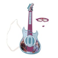 LA REINE DES NEIGES - Guitare Électronique Lumineuse avec lunettes équipées d'un micro