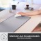 Large Tapis de Bureau - Logitech Desk Mat - Studio Series, Multifonctionnel et Etendu - Gris