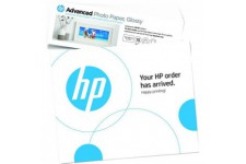 HP - Papier photo finition glacée HP Avancée - 250 g/m2, 4 x 12 pouces (101 x 305 mm) - 10 feuilles