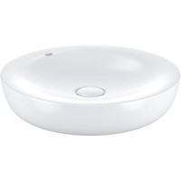 Vasque a poser en céramique - Ronde GROHE - Essence - Hauteur : 10 cm - Blanc
