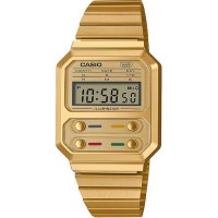 CASIO Montre vintage - Multifonctions - Dorée