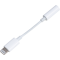 Adaptateur Lightning/Jack 3,5 mm Blanc Blanc Bigben