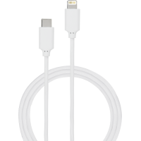 Câble USB C/Lightning 1,2 m 3A Blanc Bigben