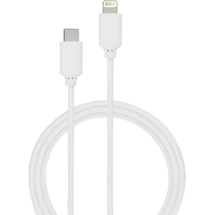 Câble USB C/Lightning 1,2 m 3A Blanc Bigben