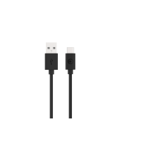 Câble USB A/USB C 1,2 m 3A Noir Bigben
