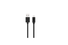 Câble USB A/Lightning 2 m 2.4A Noir Bigben