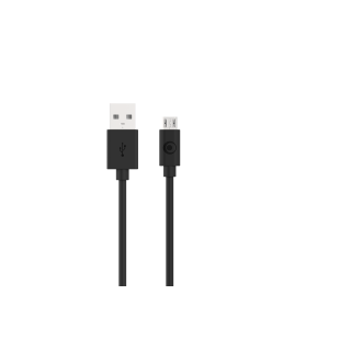 Câble USB A/micro USB 1,2 m 2.1A Noir Bigben