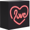 Enceinte Bluetooth® - Modèle Néon S Love Noir ColorLight