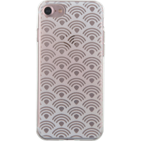 Coque semi-rigide transparente motifs arabesques pour iPhone SE (2020)/8/7