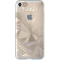Coque semi-rigide transparente triangles dorés pour iPhone SE (2020)/8/7