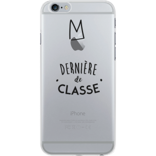 Coque semi-rigide transparente Dernière de la classe pour iPhone SE (2020)/8/7/6