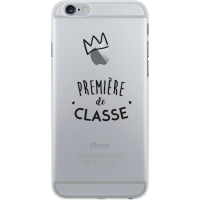 Coque semi-rigide transparente Première de la classe pour iPhone 6/6S/7/8
