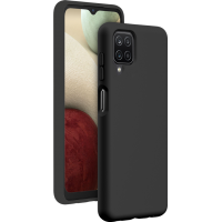 Coque Silicone SoftTouch Noire pour Samsung G A12 Bigben