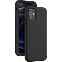 Coque Silicone SoftTouch Noire pour iPhone 12 / 12 Pro Bigben