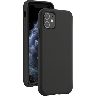 Coque Silicone SoftTouch Noire pour iPhone 11 Bigben