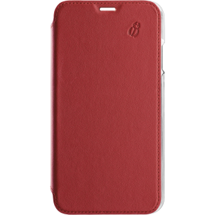 Folio en Cuir Premium dos Crystal Rouge pour iPhone 12 Pro Max Beetlecase