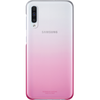 Coque rigide rose et transparente Evolution Samsung pour Galaxy A50 A505